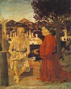 Piero della Francesca Saint Jerome and a Donor china oil painting artist